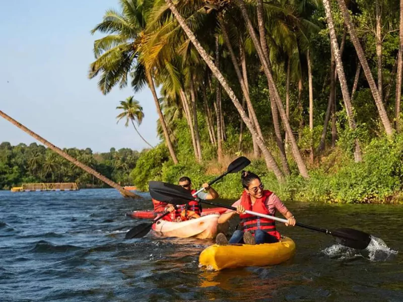 Kayaking in goa